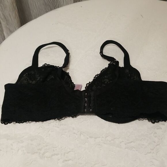 Savage x Fenty  Unlined Lace Balconette Bra Black NWOT 42C - Picture 9 of 16